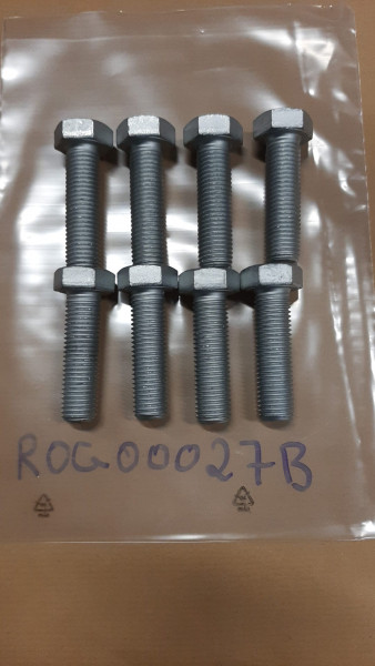 ROG00027B Befestigungssatz 8 Schrauben M 20 x 70 Zink DIN 933