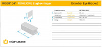 ROG01041 Zugösenlager zum Einschweißen