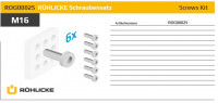 ROG00025 Befestigungssatz 6 Schrauben M 16 x 55 mm