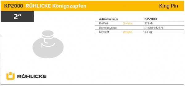 KP2000 Königszapfen 2"